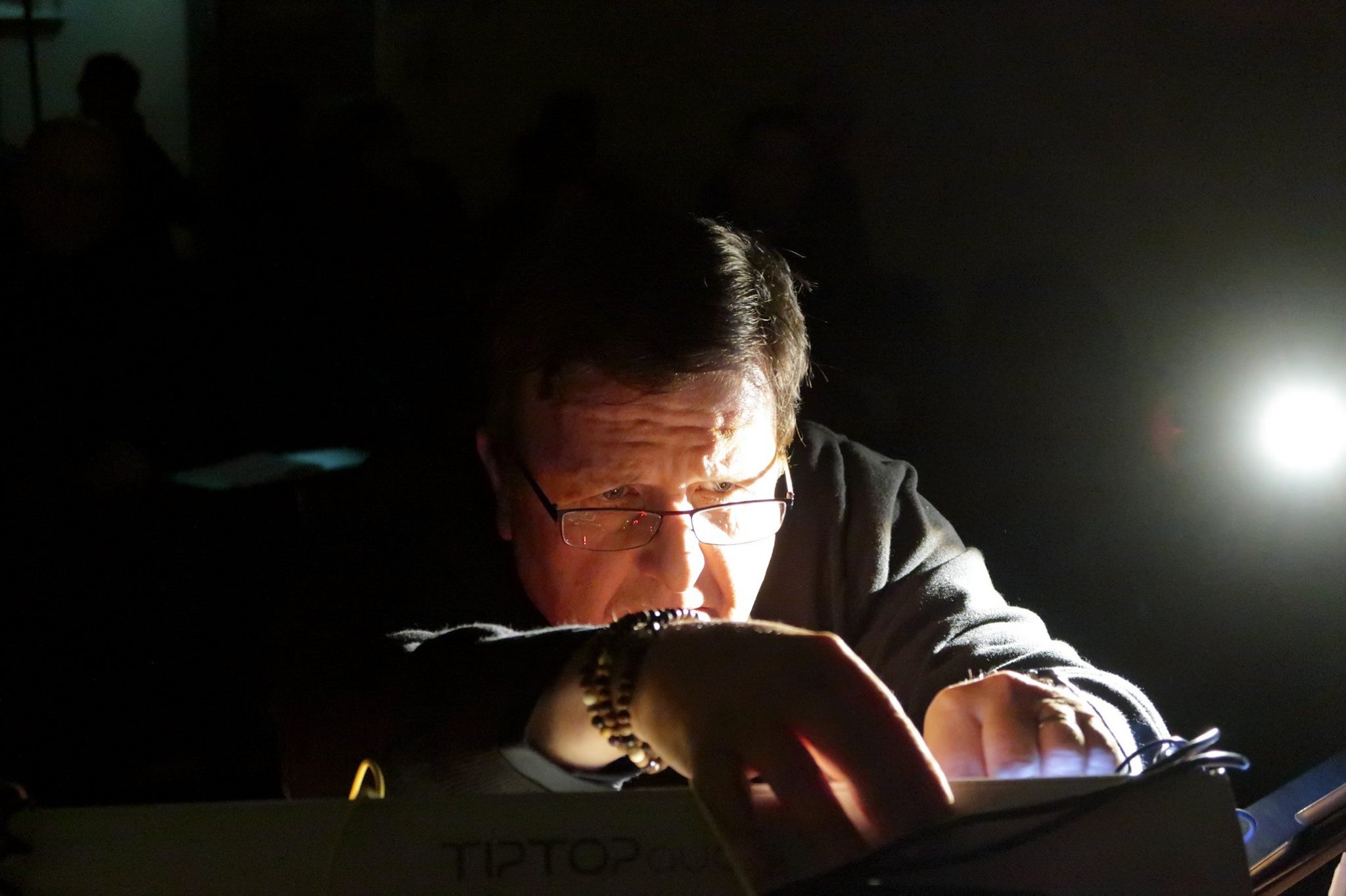 Dr. Boulanger performing 2