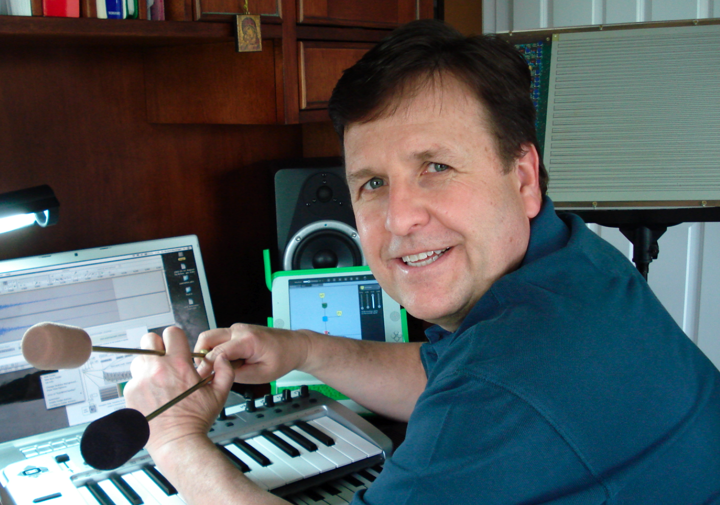 Dr. Boulanger at the desk