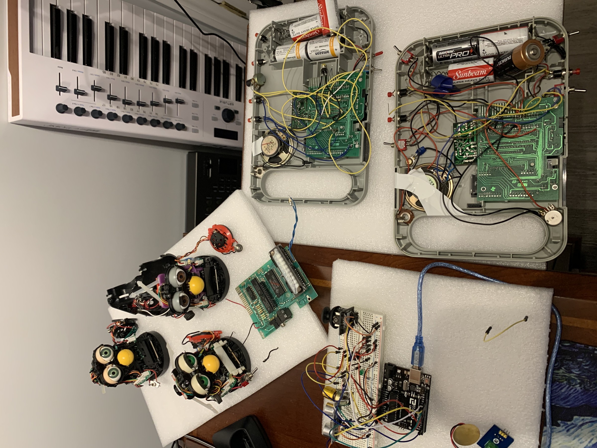 Furby circuit bent with Arduino