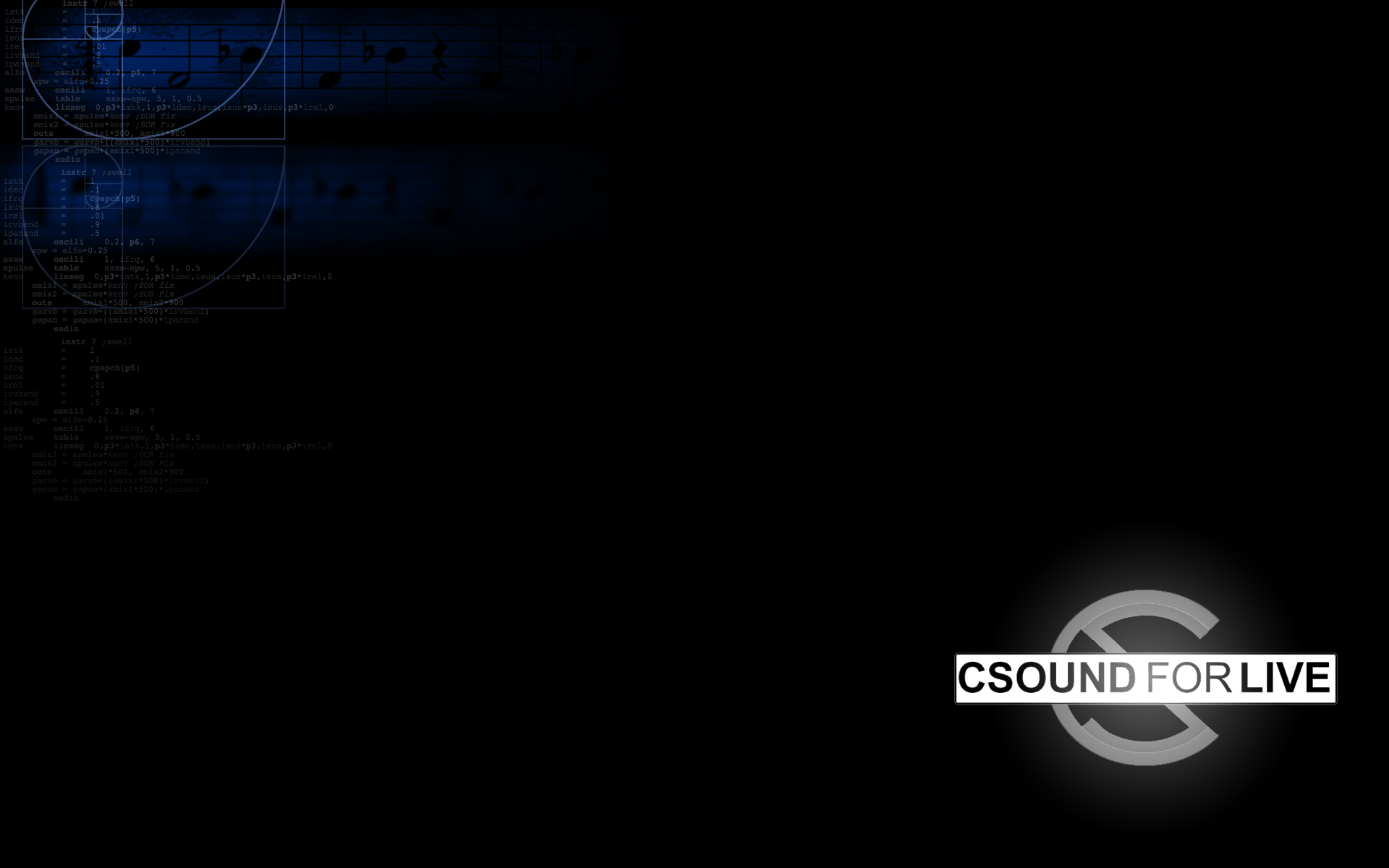 CsoundForLive screenshot
