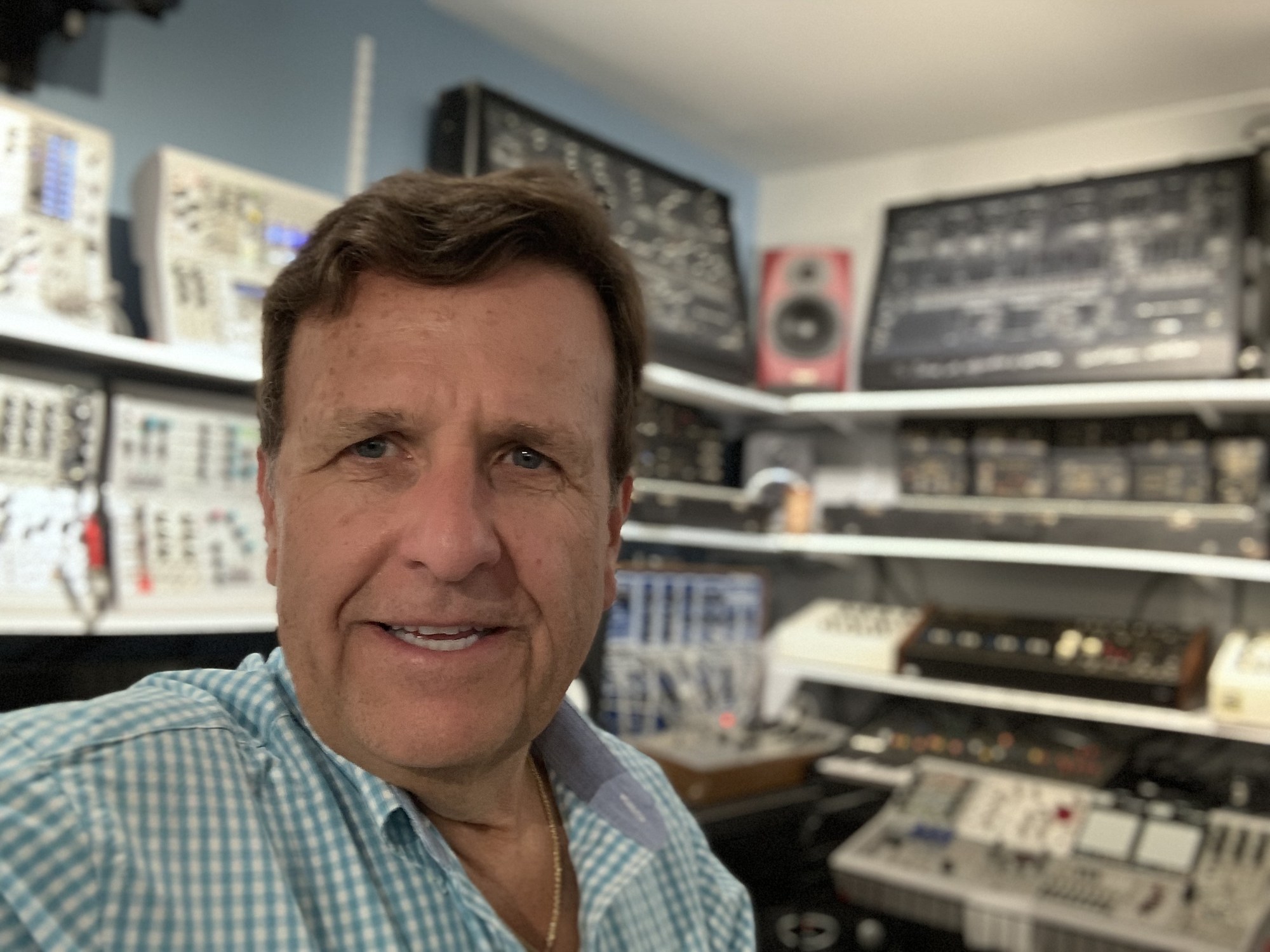 Dr. Boulanger in the full studio